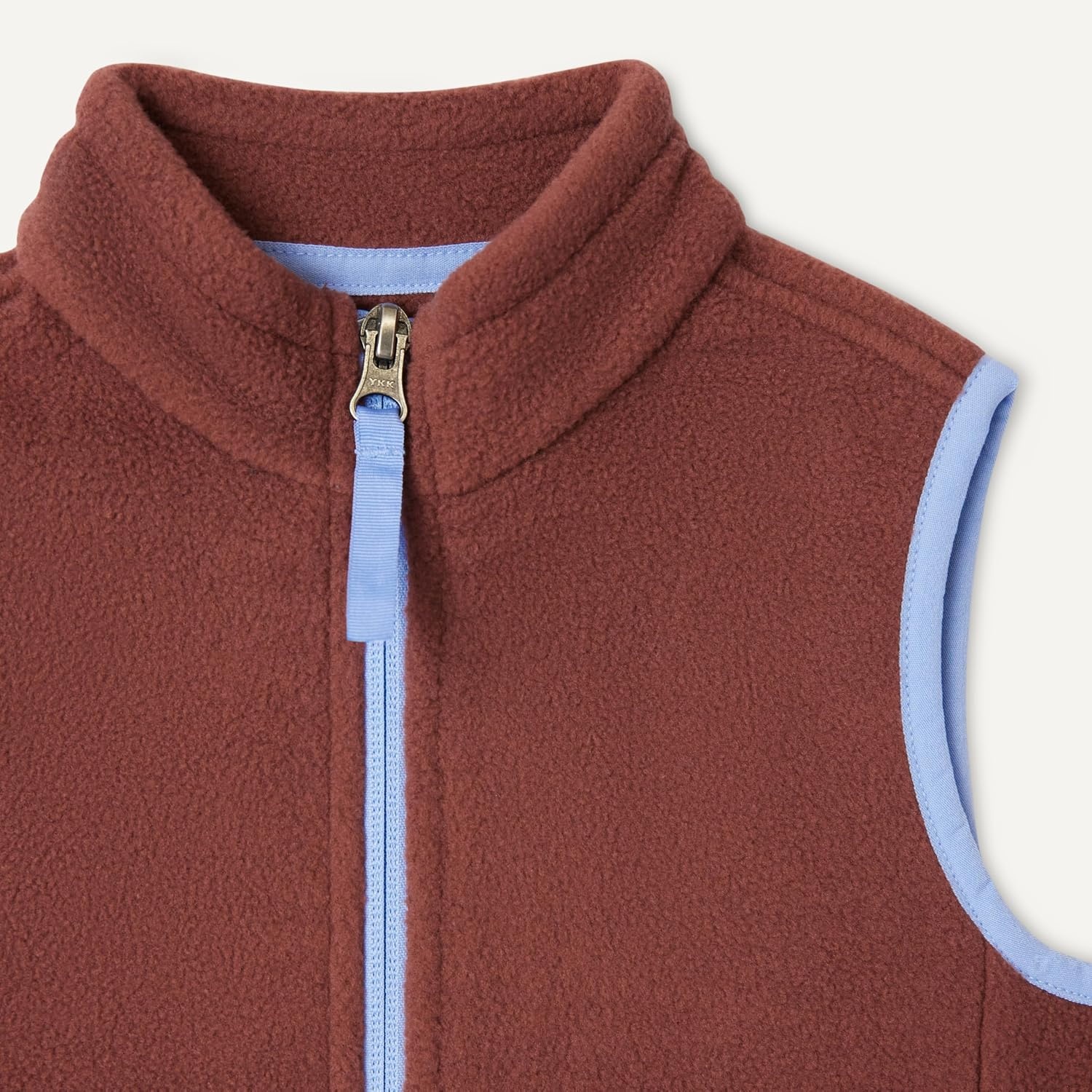 image:imageAmazon Essentials Unisex Kids Polar Fleece VestRich Chestnut Brown