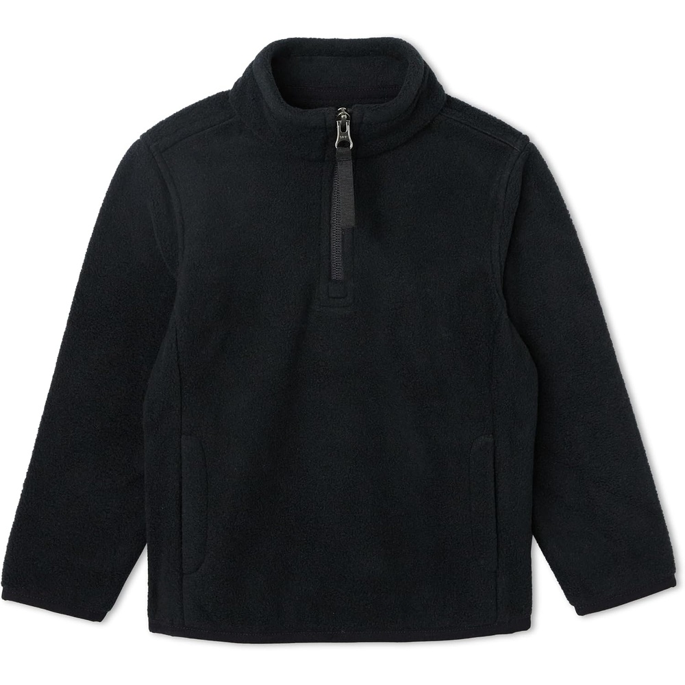 image:imageAmazon Essentials Girls Polar Fleece QuarterZip Mock JacketsBlack