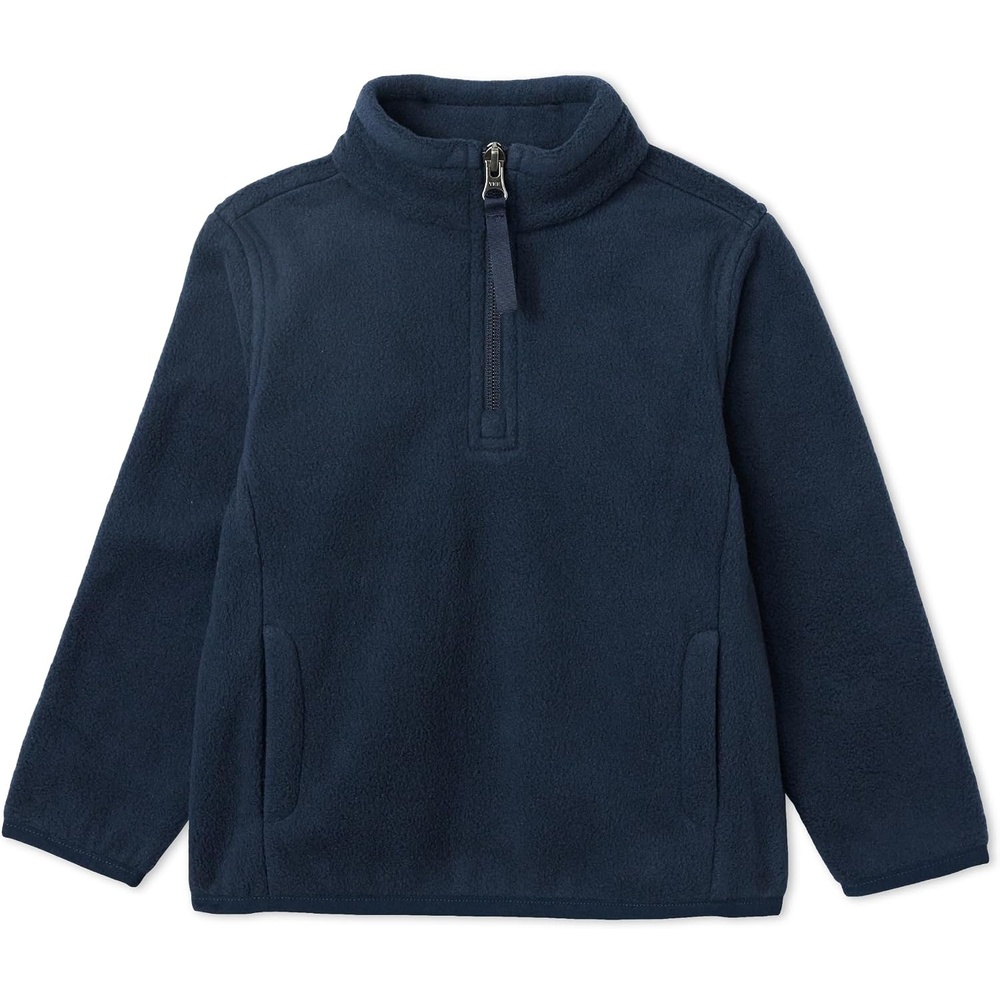 image:imageAmazon Essentials Girls Polar Fleece QuarterZip Mock JacketsNavy