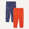 Amazon Essentials Boys’ Cotton Joggers, Pack of 2(Space Jam)