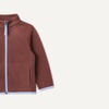 Amazon Essentials Boys and Toddlers’ Long Sleeve Polar Fleece Full-Zip Mock Jacket, Insulated(Rich Chestnut Brown)