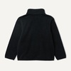 Amazon Essentials Girls’ Polar Fleece Quarter-Zip Mock Jackets(Black)