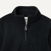 Amazon Essentials Girls’ Polar Fleece Quarter-Zip Mock Jackets(Black)