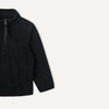 Amazon Essentials Girls’ Polar Fleece Quarter-Zip Mock Jackets(Black)
