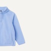 Amazon Essentials Girls’ Polar Fleece Quarter-Zip Mock Jackets(Cornflower Blue)