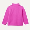 Amazon Essentials Girls’ Polar Fleece Quarter-Zip Mock Jackets(Fuchsia)