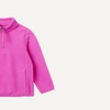 Amazon Essentials Girls’ Polar Fleece Quarter-Zip Mock Jackets(Fuchsia)