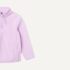 Amazon Essentials Girls’ Polar Fleece Quarter-Zip Mock Jackets(Lilac)