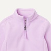 Amazon Essentials Girls’ Polar Fleece Quarter-Zip Mock Jackets(Lilac)