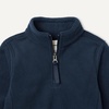Amazon Essentials Girls’ Polar Fleece Quarter-Zip Mock Jackets(Navy)