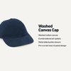 Amazon Essentials Unisex Kids’ Breathable Washed Cotton Adjustable Baseball Cap(Navy)