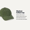Amazon Essentials Unisex Kids’ Breathable Washed Cotton Adjustable Baseball Cap(Olive)