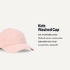 Amazon Essentials Unisex Kids’ Breathable Washed Cotton Adjustable Baseball Cap(Pink)