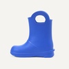 Amazon Essentials Unisex Kids’ Lightweight Rain Boot with Handles(Blue)