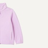 Amazon Essentials Unisex Kids’ Polar Fleece Full-Zip Mock Jacket(Lilac)