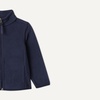 Amazon Essentials Unisex Kids’ Polar Fleece Full-Zip Mock Jacket(Navy)