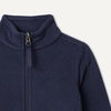 Amazon Essentials Unisex Kids’ Polar Fleece Full-Zip Mock Jacket(Navy)