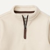 Amazon Essentials Unisex Kids’ Polar Fleece Quarter-Zip Pullover Jacket(Beige)