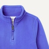 Amazon Essentials Unisex Kids’ Polar Fleece Quarter-Zip Pullover Jacket(Blue)