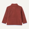 Amazon Essentials Unisex Kids’ Polar Fleece Quarter-Zip Pullover Jacket(Rich Chestnut Brown)