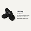 Amazon Essentials Unisex Kids’ Thong Flip Flop for Boys and Girls(Black)