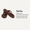 Amazon Essentials Unisex Kids’ Thong Flip Flop for Boys and Girls(Brown)