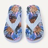 Amazon Essentials Unisex Kids’ Thong Flip Flop for Boys and Girls(Dark Teal Jungle)