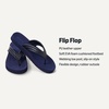 Amazon Essentials Unisex Kids’ Thong Flip Flop for Boys and Girls(Navy)