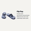 Amazon Essentials Unisex Kids’ Thong Flip Flop for Boys and Girls(Navy Sharks)
