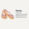 Amazon Essentials Unisex Kids’ Thong Flip Flop for Boys and Girls(Pale Pink Leopard)