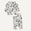 Amazon Essentials Unisex Kids’ and Toddlers’ Modern Sweatsuit Set, 2 Piece Hooded Outfit, Pack of 2(Ivory Mickey Heads)