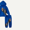 Amazon Essentials Unisex Kids’ and Toddlers’ Modern Sweatsuit Set, 2 Piece Hooded Outfit, Pack of 2(Royal Blue Star Wars Big Vader)