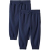 Amazon Essentials Boys’ Cotton Joggers, Pack of 2(Navy)