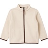 Amazon Essentials Boys and Toddlers’ Long Sleeve Polar Fleece Full-Zip Mock Jacket, Insulated(Beige)