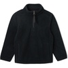 Amazon Essentials Girls’ Polar Fleece Quarter-Zip Mock Jackets(Black)