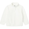 Amazon Essentials Girls’ Polar Fleece Quarter-Zip Mock Jackets(Ivory)