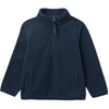 Amazon Essentials Girls’ Polar Fleece Quarter-Zip Mock Jackets(Navy)