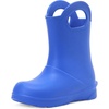 Amazon Essentials Unisex Kids’ Lightweight Rain Boot with Handles(Blue)