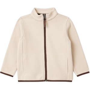 Amazon Essentials Boys and Toddlers’ Long Sleeve Polar Fleece Full-Zip Mock Jacket, Insulated(Beige)