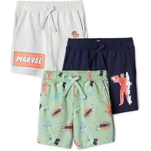 Amazon Essentials Disney Boys’ Shorts, Pack of 3(Avengers Action)