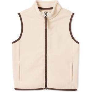 Amazon Essentials Unisex Kids’ Polar Fleece Vest(Beige)