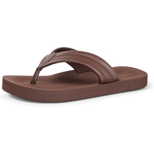 Amazon Essentials Unisex Kids’ Thong Flip Flop for Boys and Girls(Brown)