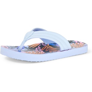 Amazon Essentials Unisex Kids’ Thong Flip Flop for Boys and Girls(Dark Teal Jungle)