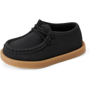 Amazon Essentials x Sofia Grainge Boys’ Desert Chukka Ankle Boot(Black)